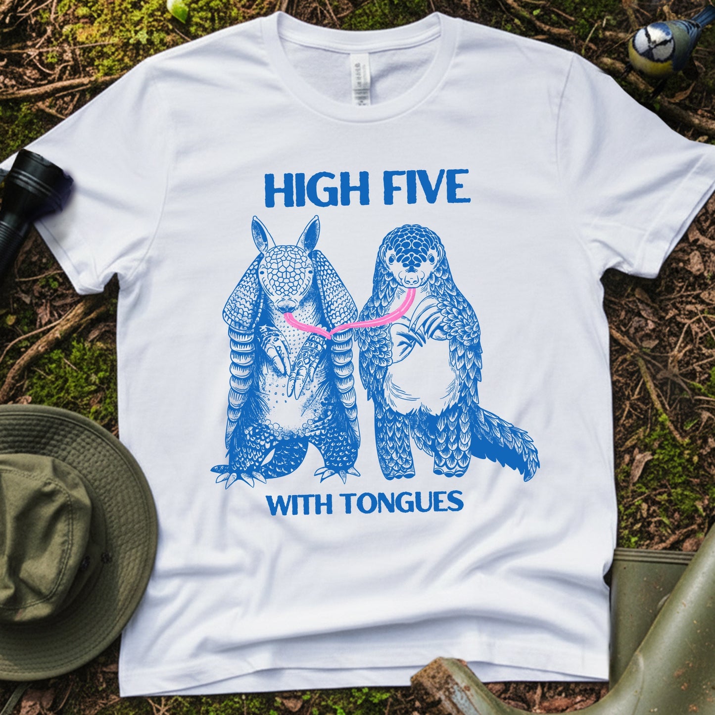 Pangolin high five armadillo T-Shirt