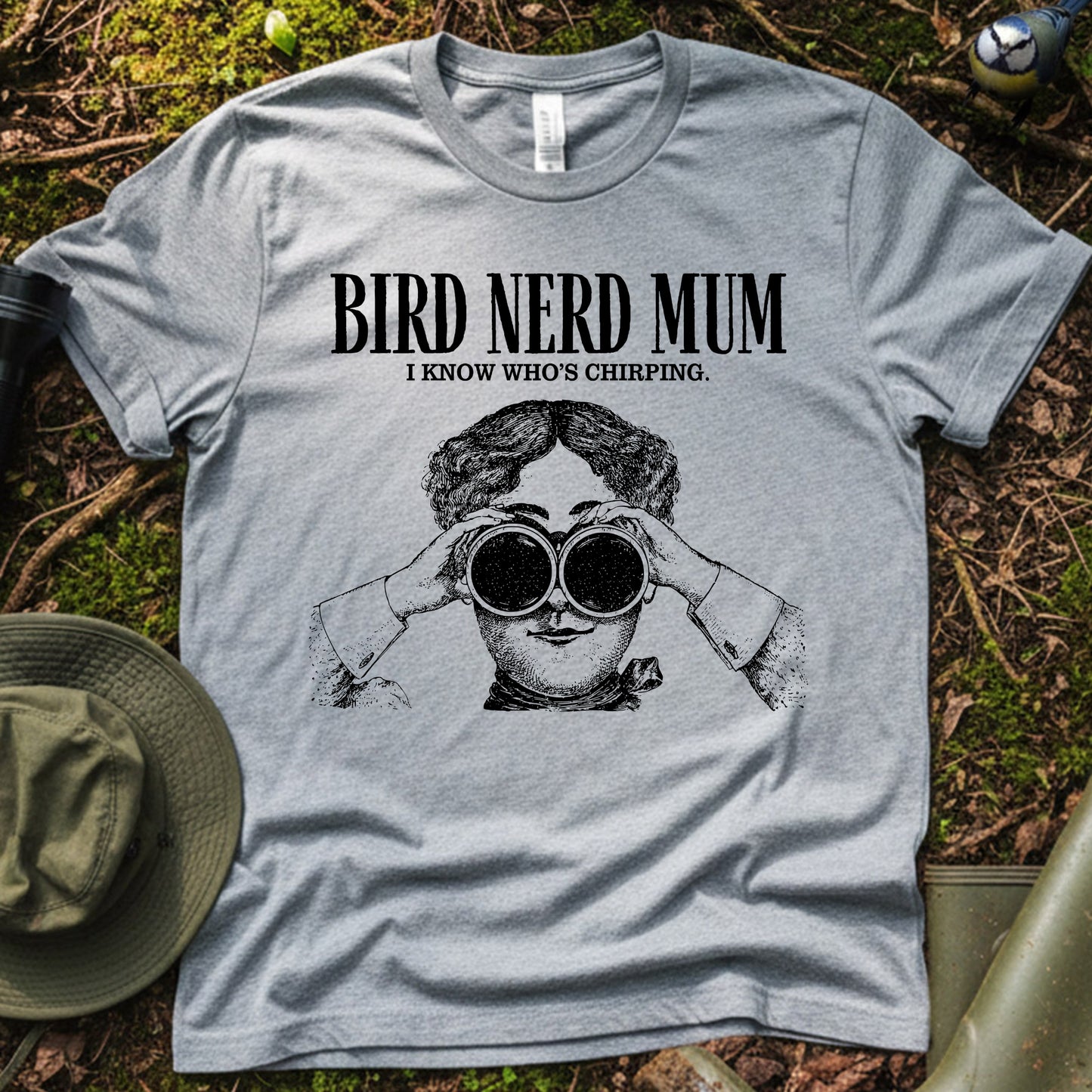 Bird Nerd Mum T-Shirt