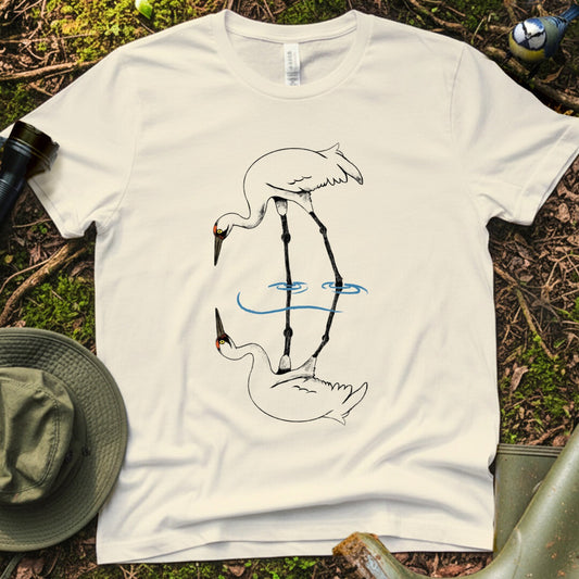 whooping crane graphics T-Shirt