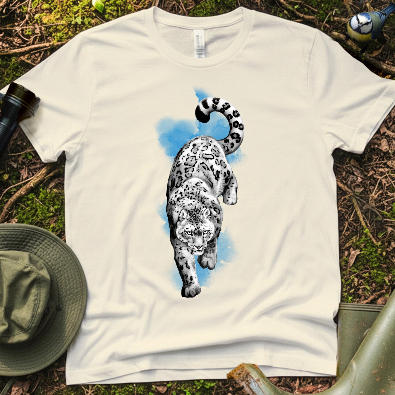 Snow leopard unisex T-Shirt