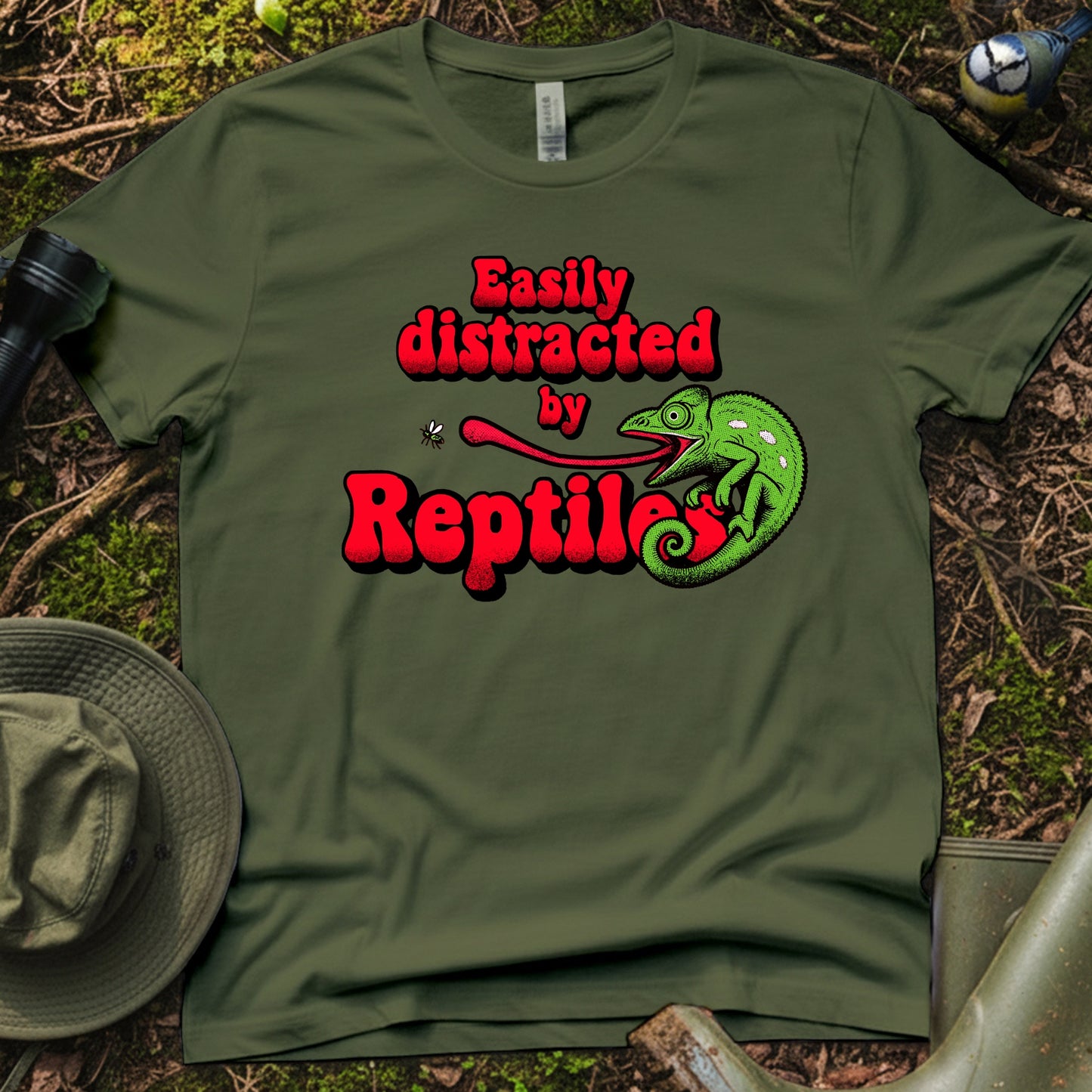 Easily distracted by reptile T-Shirt