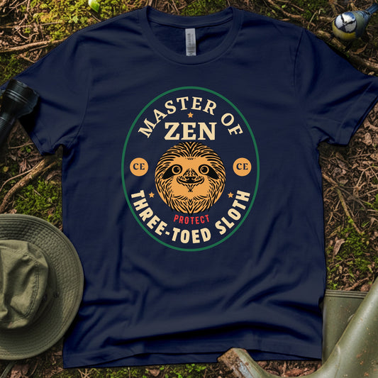 Three toed sloth Zen master T-Shirt