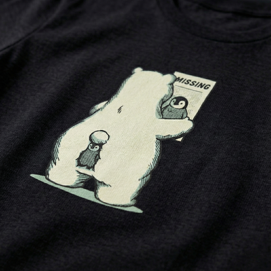 Polar Bear missing penguin friend Tee