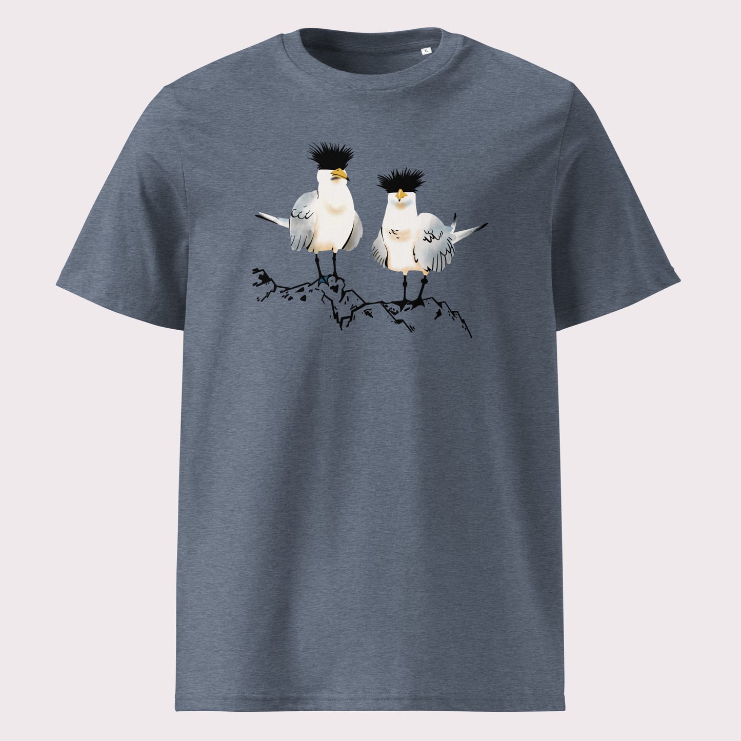Chinese Crested Tern Organic Cotton T-Shirt – Birder gift