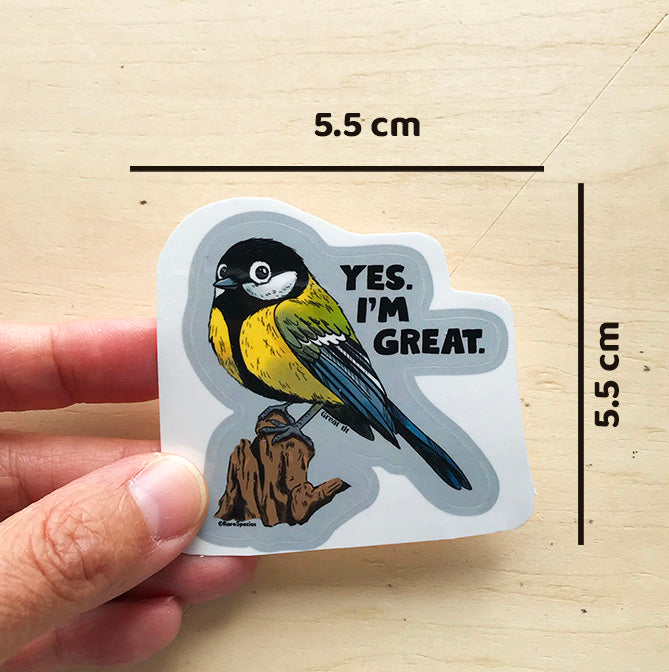 Great Tit I'm Great sticker
