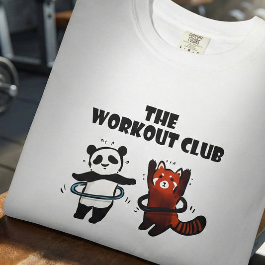 Panda Workout Club Fitness T-Shirt