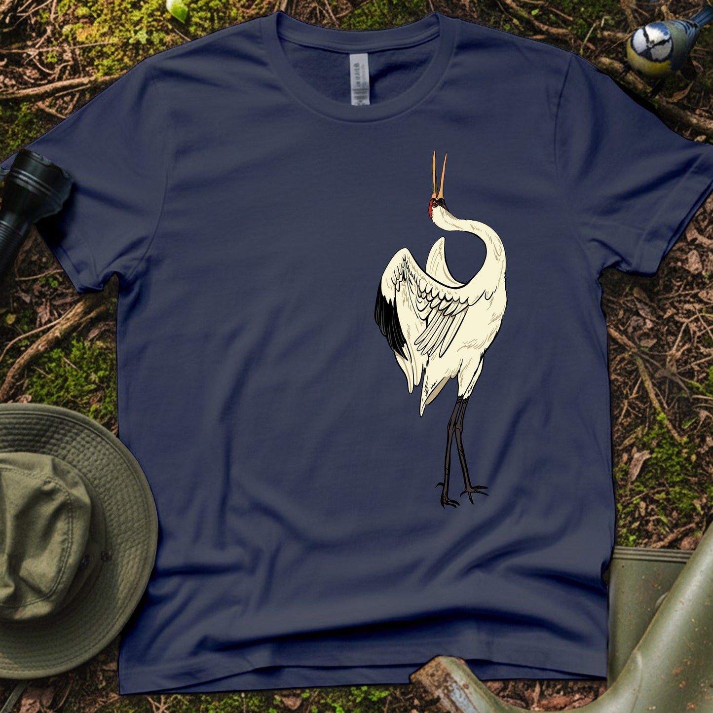 Whooping crane couple T-Shirt (R)
