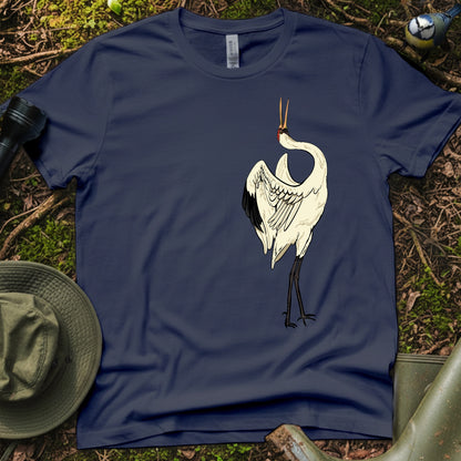 Whooping crane couple T-Shirt (R)
