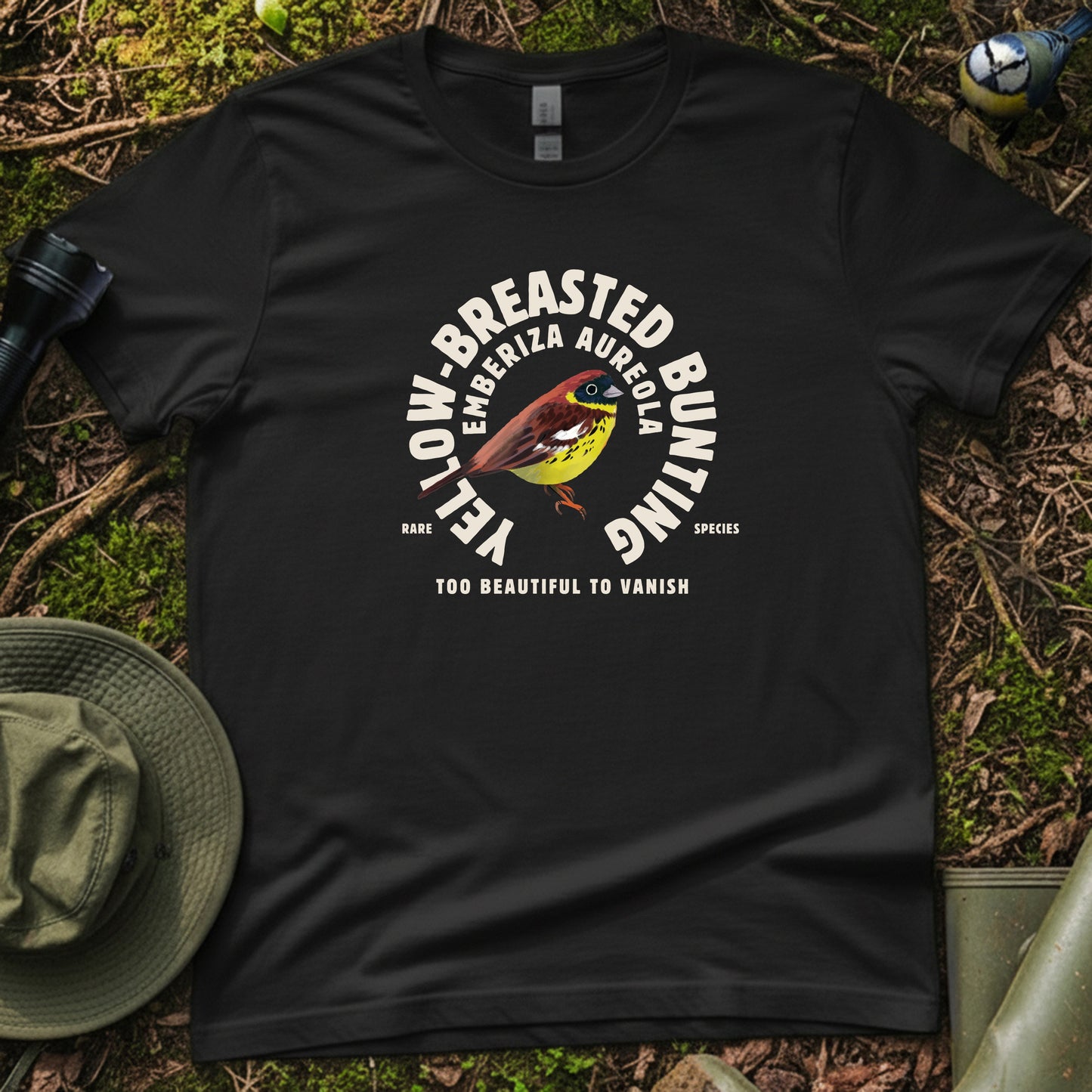 Yellow-breasted bunting Unisex T-Shirt