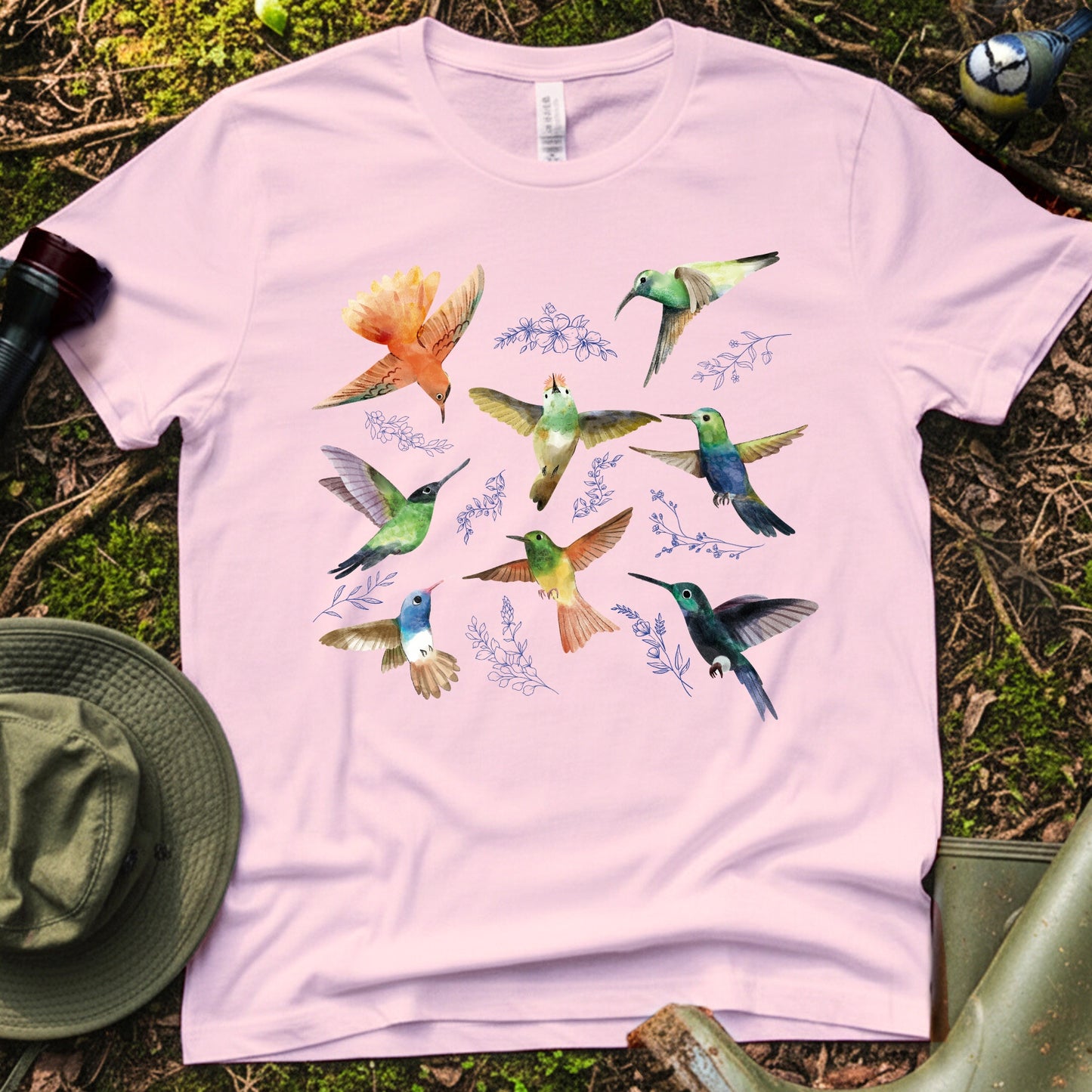 Colorful Hummingbird T-Shirt
