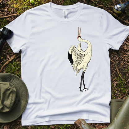 Whooping crane couple T-Shirt (R)