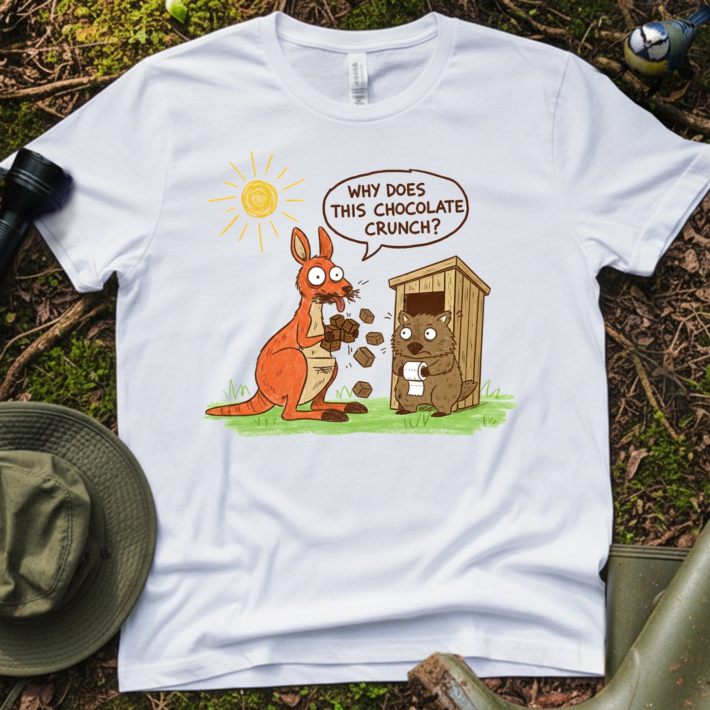 Wombat Poop Funny T-Shirt