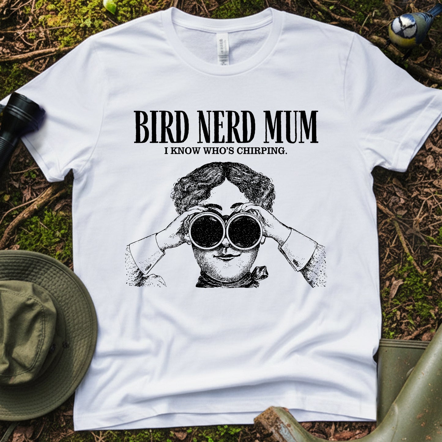 Bird Nerd Mum T-Shirt
