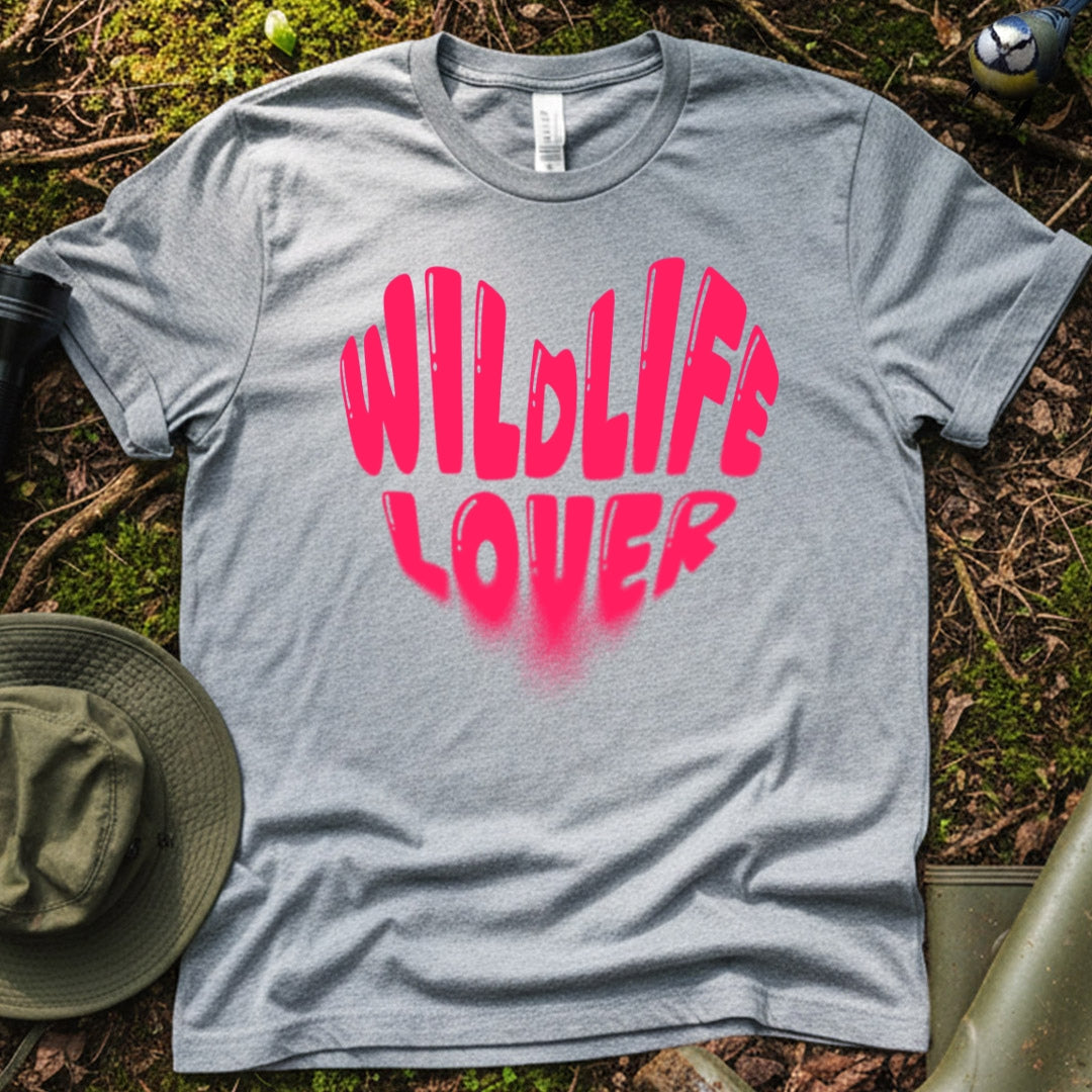 Wildlife Lover Heart Tee