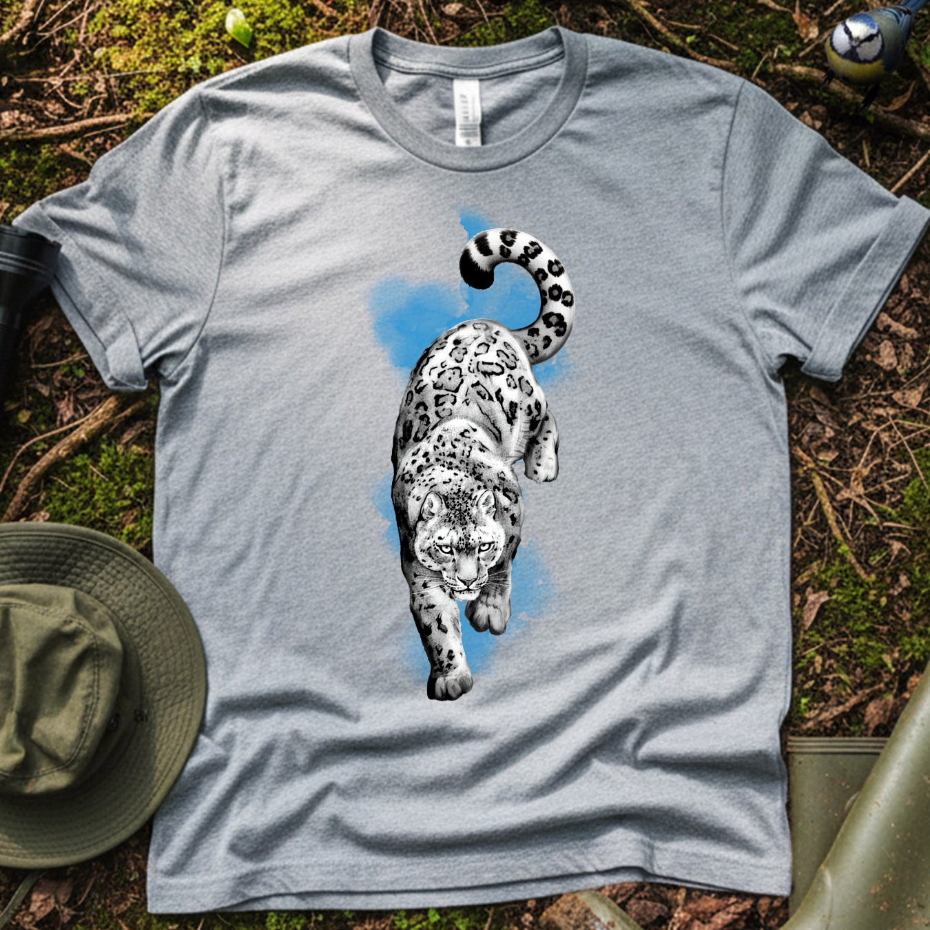 Snow leopard unisex T-Shirt