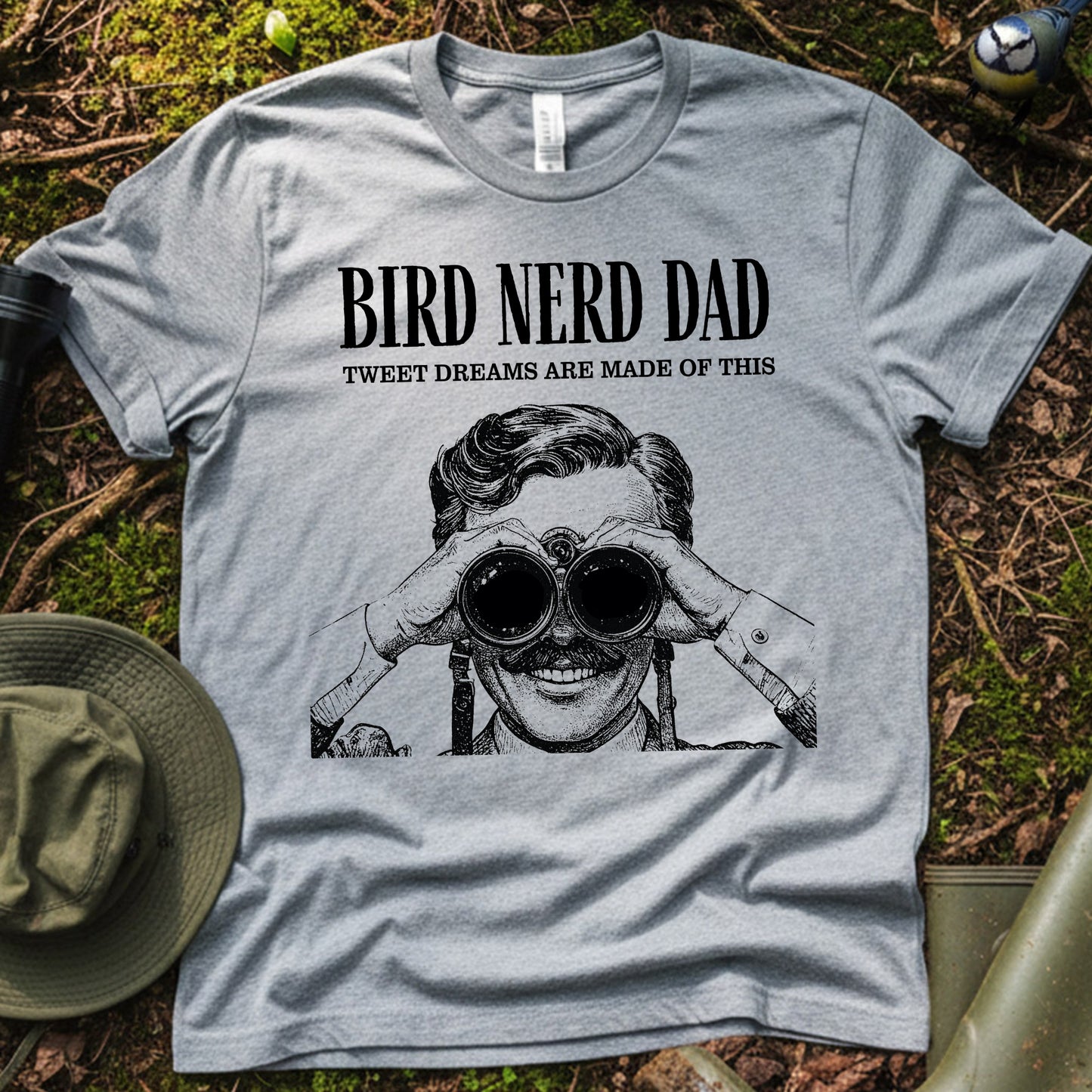 Bird Nerd Dad T-Shirt