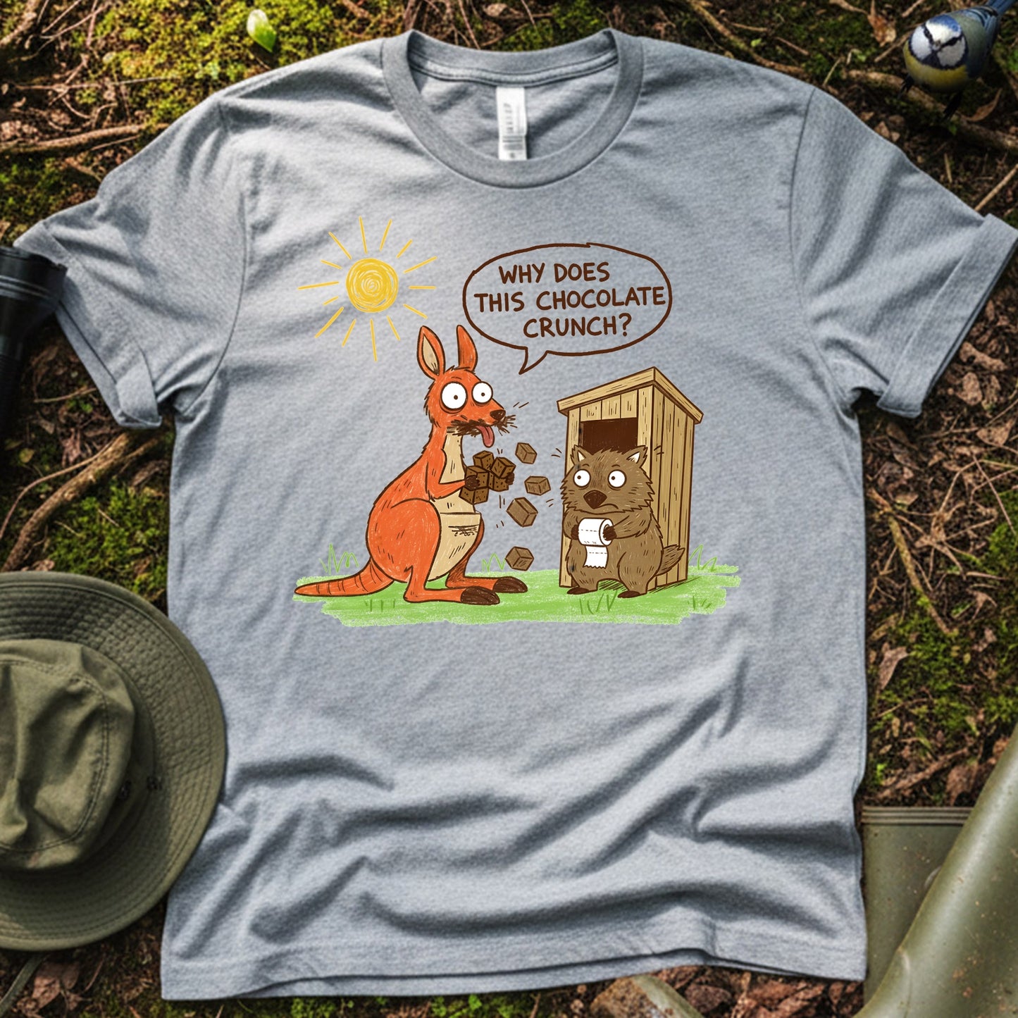 Wombat Poop Funny T-Shirt