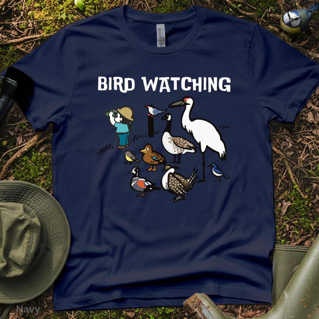 Bird Watching Cute T-Shirt Cute Birdwatcher Tee