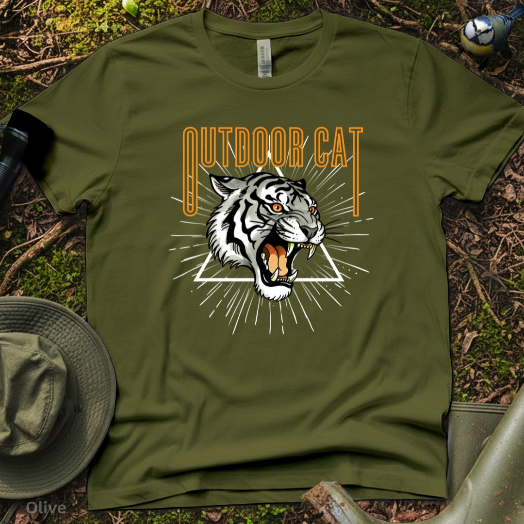 Outdoor wild cat Tiger Tshirt