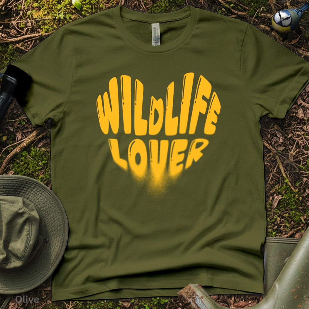 Wildlife Lover Heart Tee