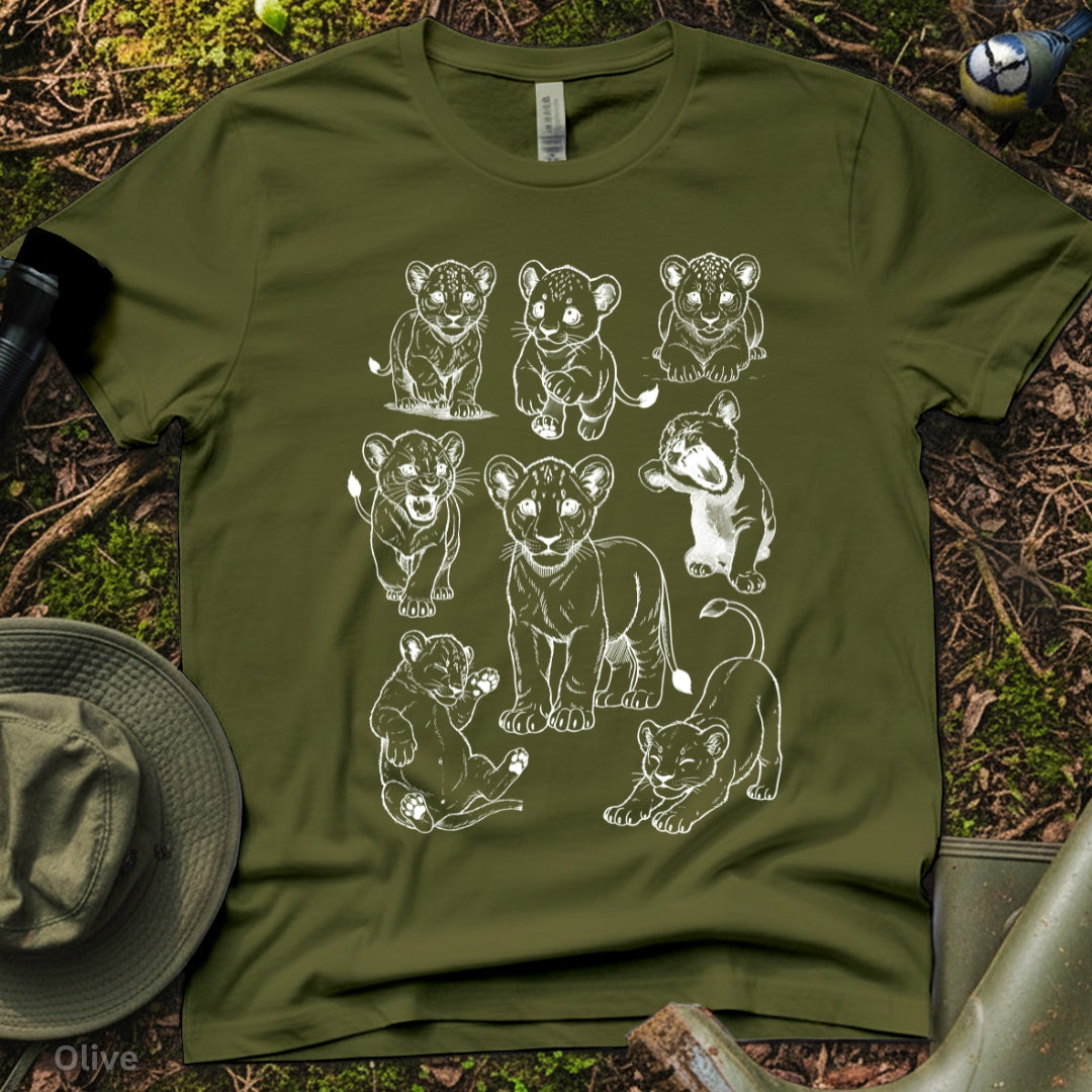 Cute Lion Cubs Tshirt