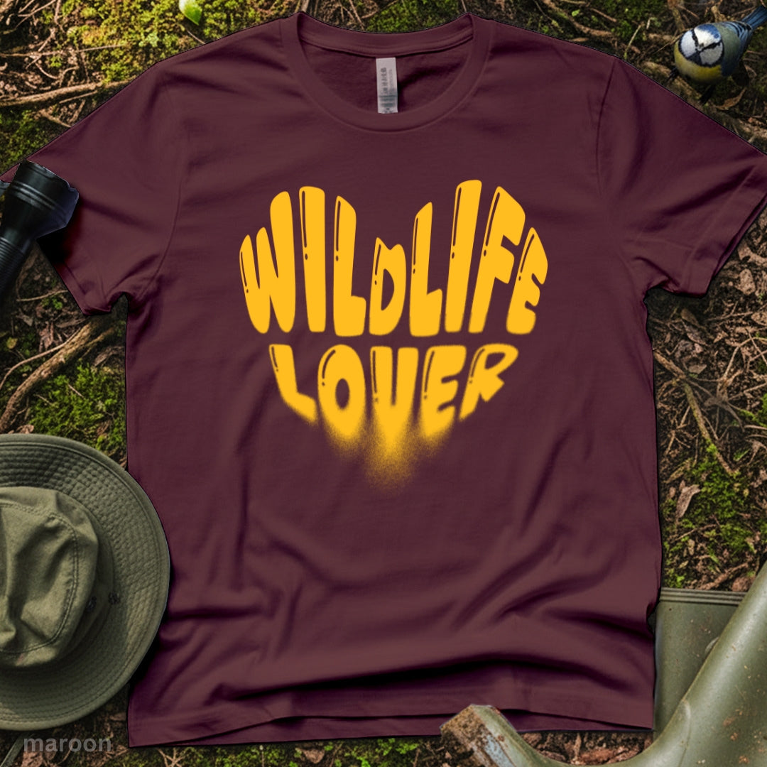 Wildlife Lover Heart Tee