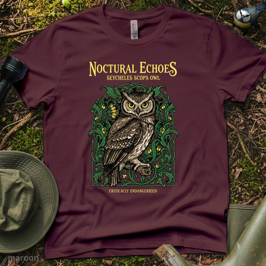 Seychelles Scops Owl Graphic Tshirt