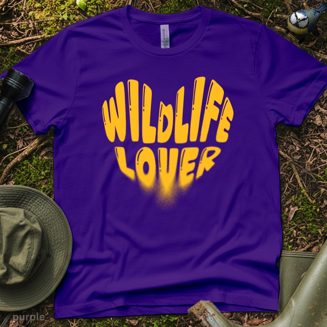 Wildlife Lover Heart Tee