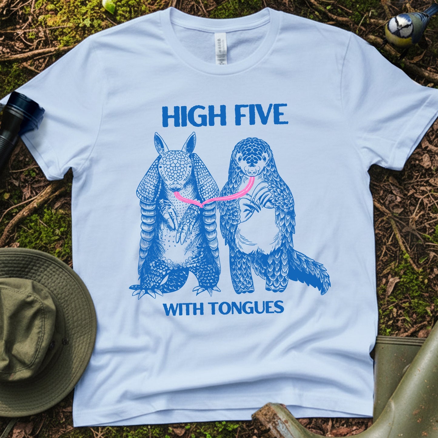 Pangolin high five armadillo T-Shirt
