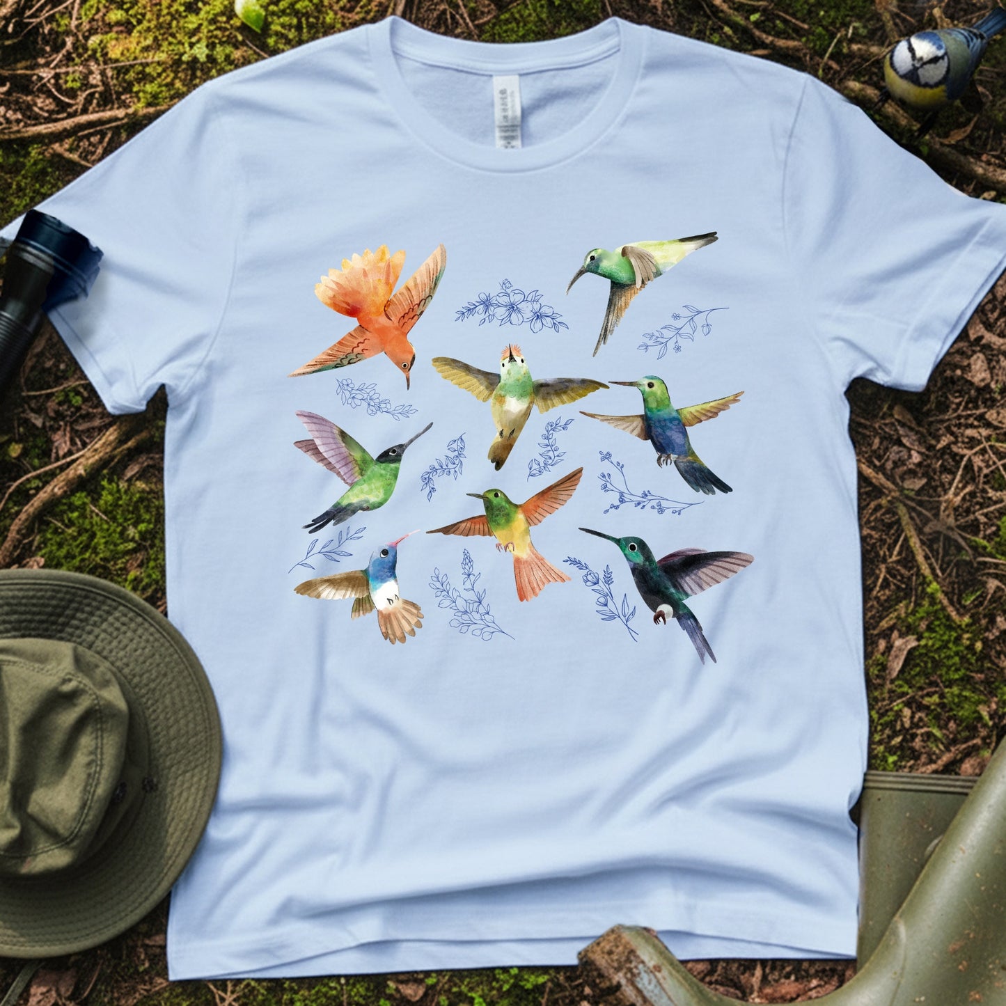 Colorful Hummingbird T-Shirt