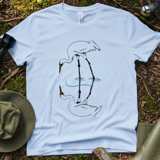 whooping crane graphics T-Shirt
