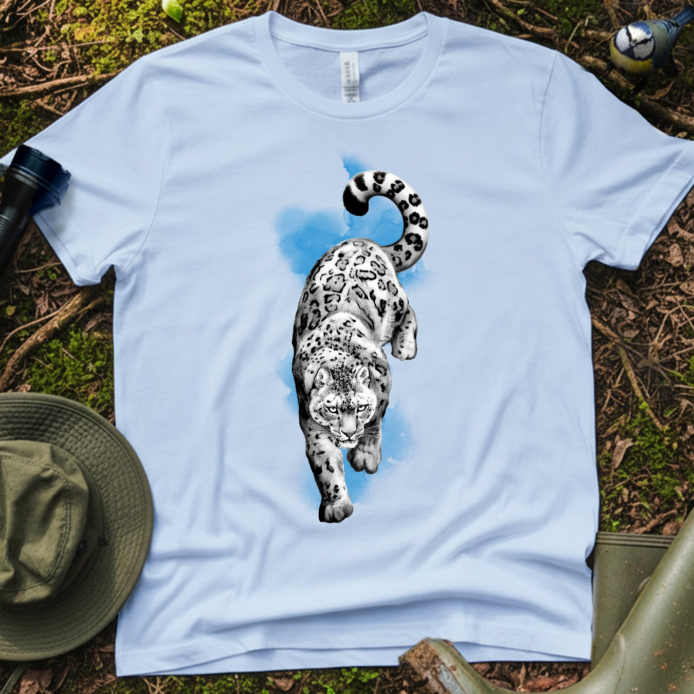 Snow leopard unisex T-Shirt