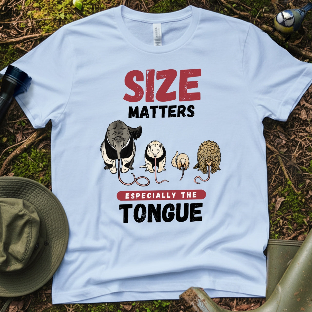 Size matters Anteater tongue Funny T-Shirt