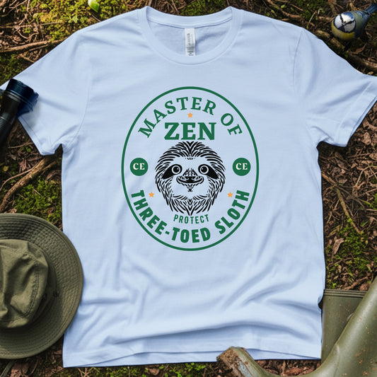 Three toed sloth Zen master T-Shirt