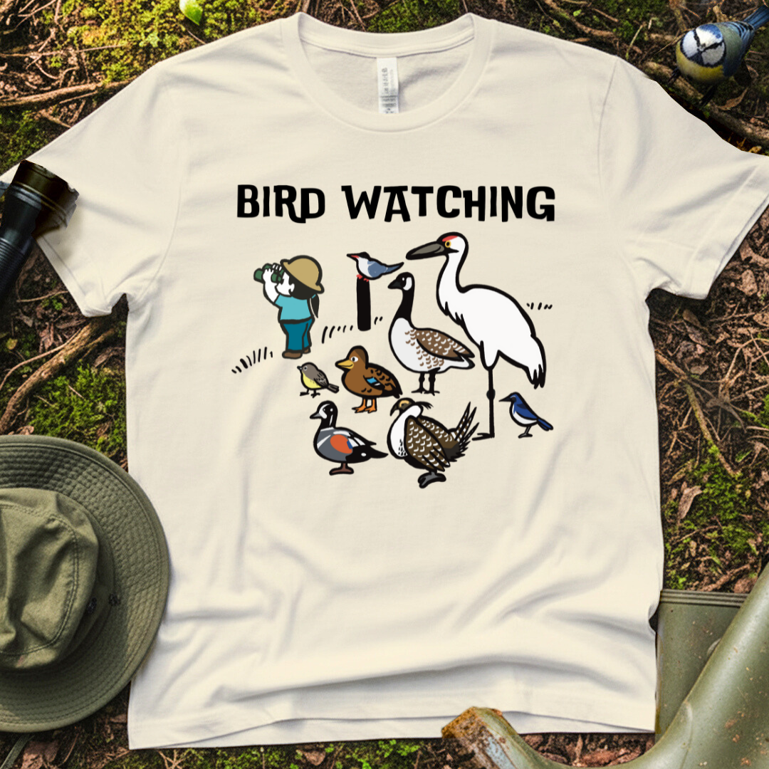Bird Watching Cute T-Shirt Cute Birdwatcher Tee