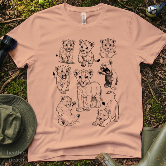 Cute Lion Cubs Tshirt
