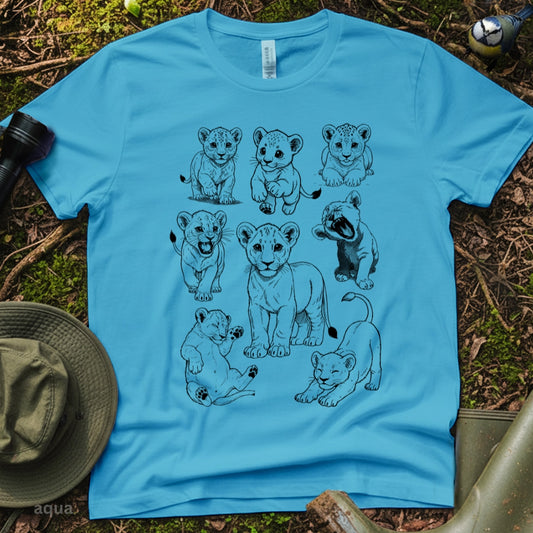 Cute Lion Cubs Tshirt