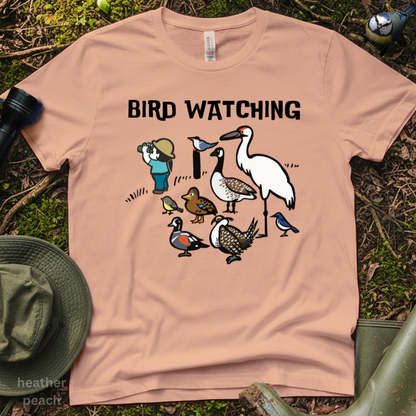 Bird Watching Cute T-Shirt Cute Birdwatcher Tee