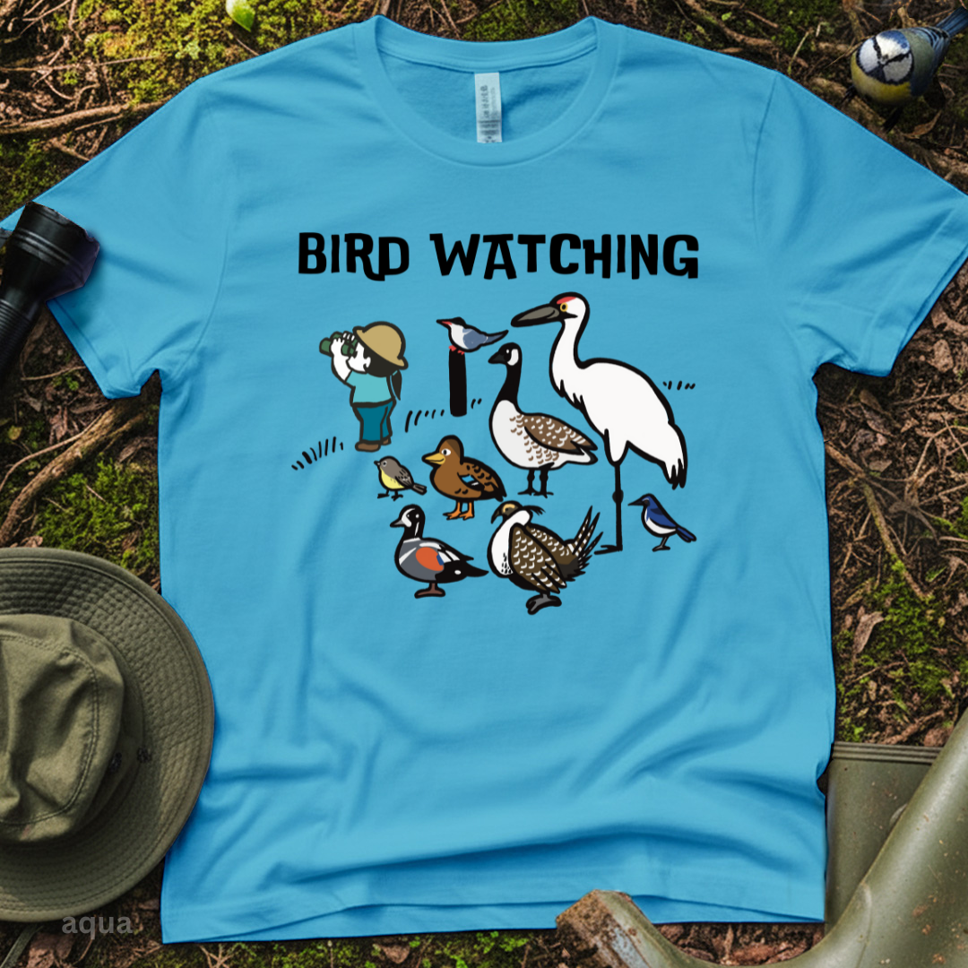 Bird Watching Cute T-Shirt Cute Birdwatcher Tee