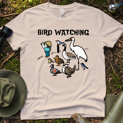Bird Watching Cute T-Shirt Cute Birdwatcher Tee