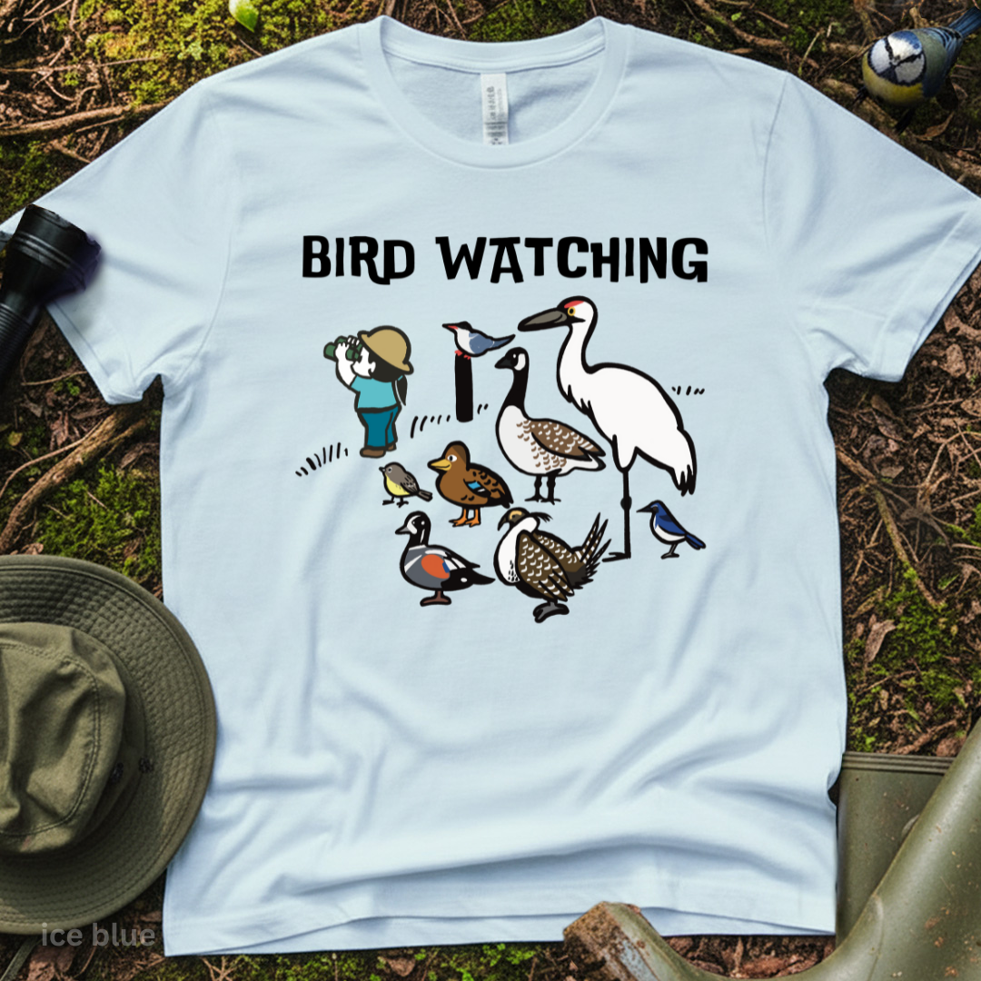 Bird Watching Cute T-Shirt Cute Birdwatcher Tee