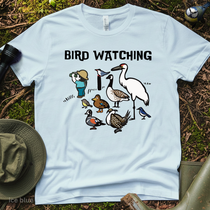 Bird Watching Cute T-Shirt Cute Birdwatcher Tee