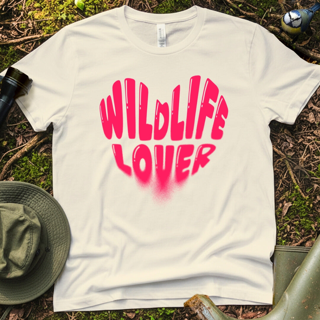 Wildlife Lover Heart Tee