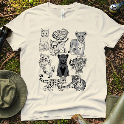 Cute Big Cat Cubs comfort color T-Shirt