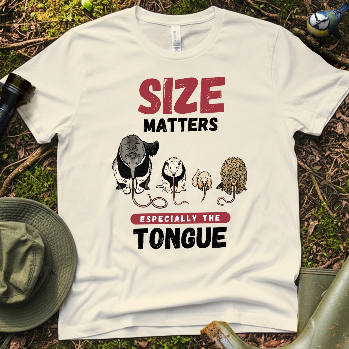 Size matters Anteater tongue Funny T-Shirt