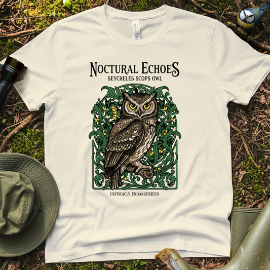 Seychelles Scops Owl Graphic Tshirt