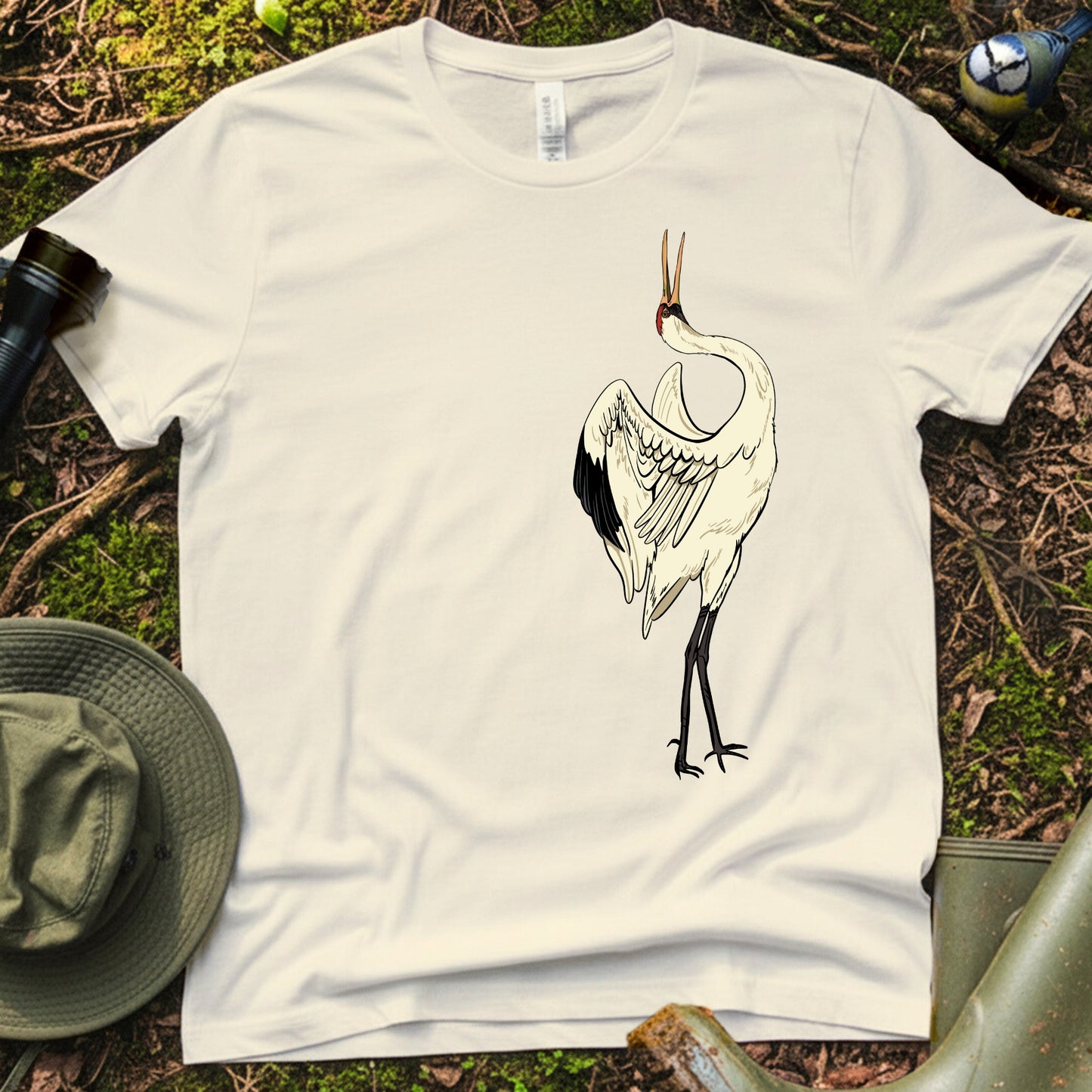 Whooping crane couple T-Shirt (R)