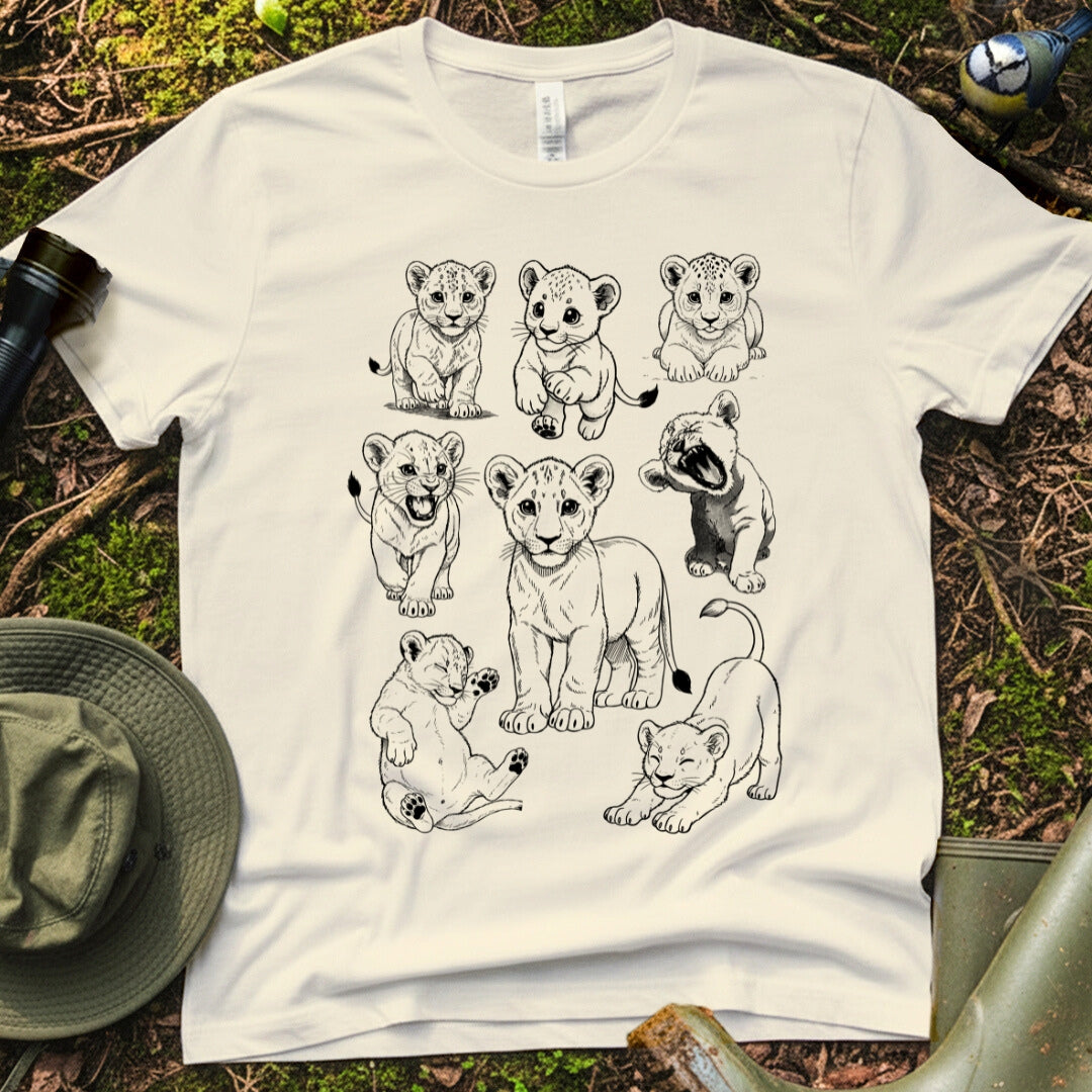 Cute Lion Cubs Tshirt