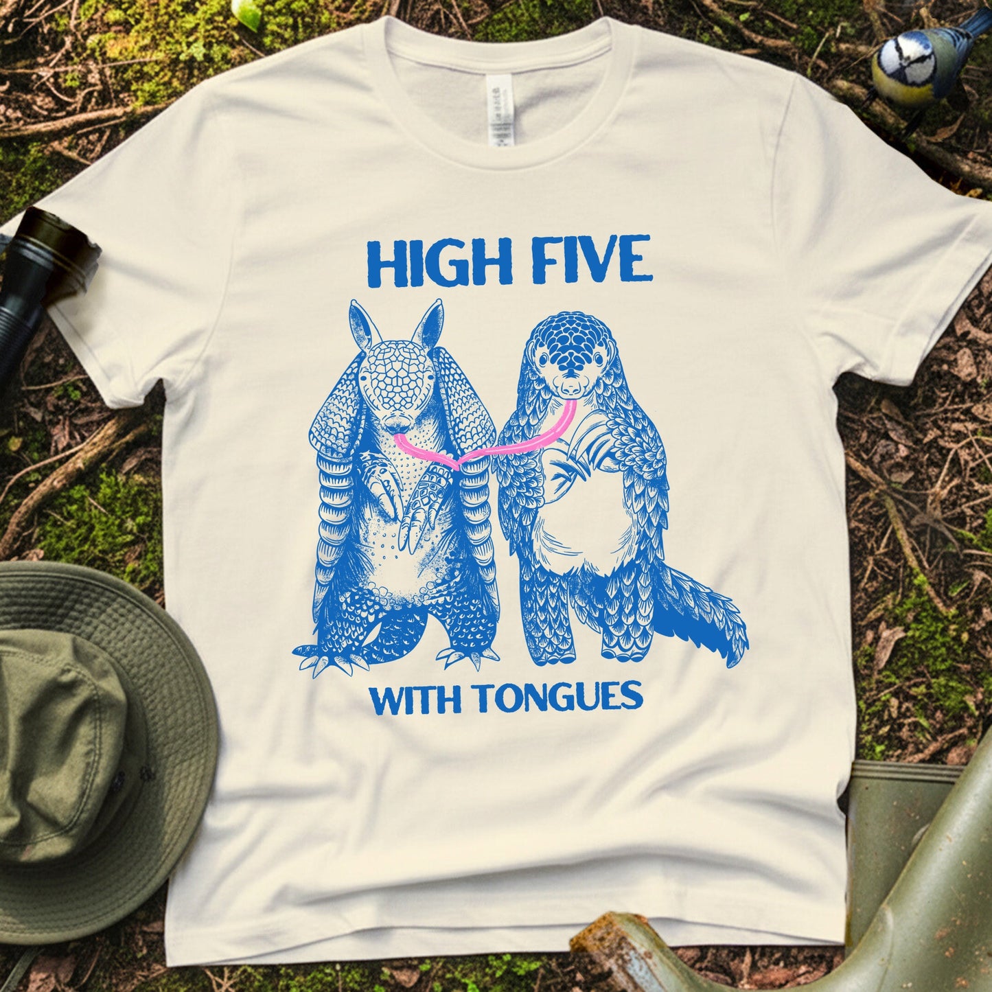 Pangolin high five armadillo T-Shirt