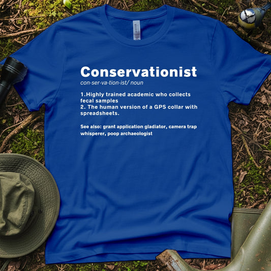 Wildlife Conservationist definition Funny Tshirt